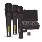 Microfone Skp Pro-33k Kit Com 3 Microfones E Maleta