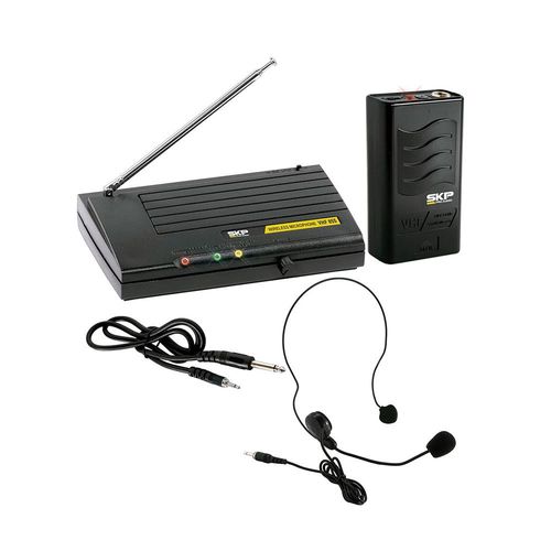 Microfone Skp Vhf 855 Sem Fio Microfone Headset