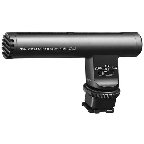 Microfone Sony Ecm-Gz1m com Zoom Tipo Gun