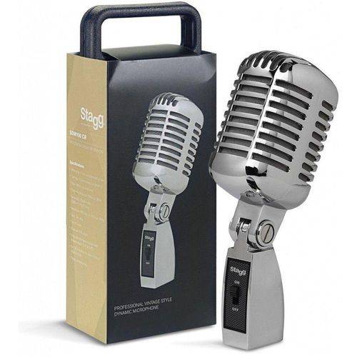 Microfone Stagg Vintage Sdm 100 Cr Studio Profissional