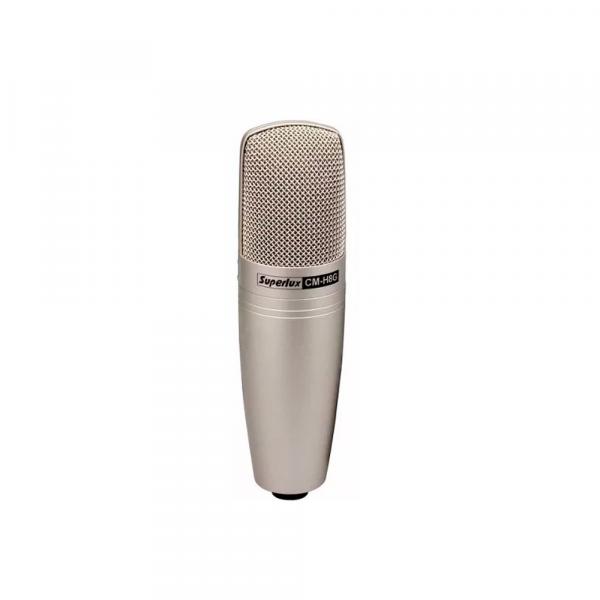 Microfone Superlux Cmh 8G Condensador Valvulado