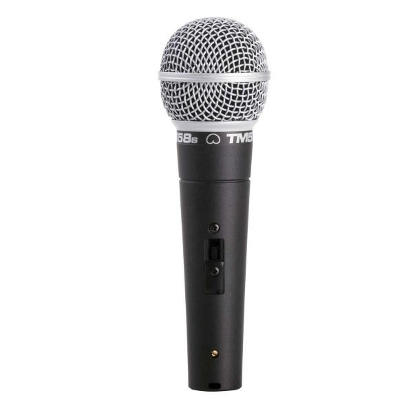 Microfone Superlux TM58s Chave On Off Vocal Dinâmico