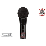 Microfone Time Corinthians Cardioide, Team Mic resposta de frequencia 90hz - 12Khz