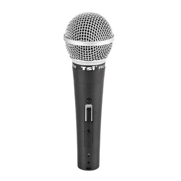 Microfone TSI com Fio de Mão Dinâmico Pro Br Sw