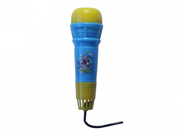Microfone Turma do Mickey C/ Eco 15Cm - 129435 - Etilux