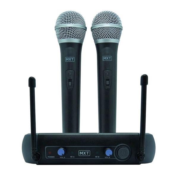 Microfone Uhf-202 Mxt Duplo S/ Fio 54.1.117