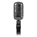 Microfone Vintage Estúdio Csr 54 Profissional Dinamico - Prata