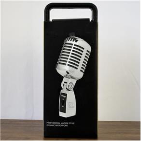 Microfone Vintage Stagg SDMP100 CR Cardióide Estilo Anos 50