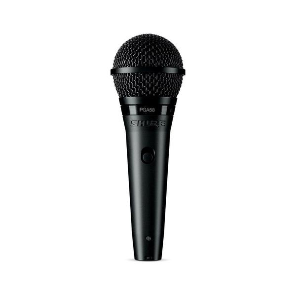 Microfone Vocal Cardioide SHURE PGA-58 LC