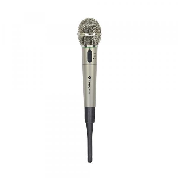 Microfone Vocal com Fio e Adaptador para Uso Sem Fio MV-70 - Vinik
