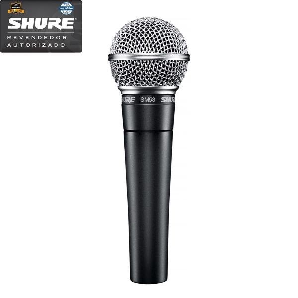 Microfone Vocal Dinâmico Cardioide SM-58 LC - Shure
