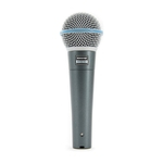 Microfone Vocal Dinâmico de Mão Super-cardióide BETA58A - SHURE