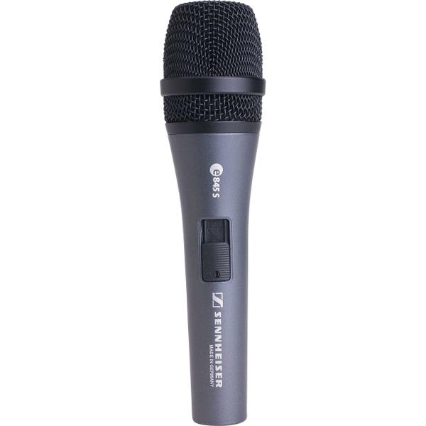 Microfone Vocal Dinâmico Supercardióide e 845-S - SENNHEISER