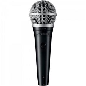 Microfone Vocal PGA48-LC Preto SHURE