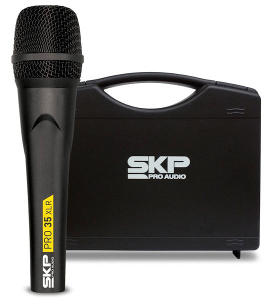 Microfone Vocal Profissional Cápsula Alemã Skp Pro35 Xlr