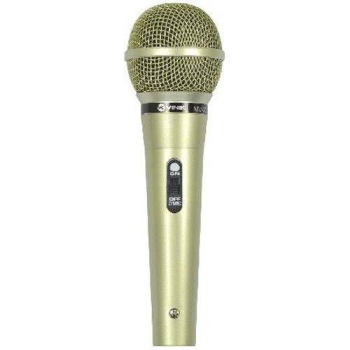 Microfone Vocal Vinik com Fio Mv-30 Champagne