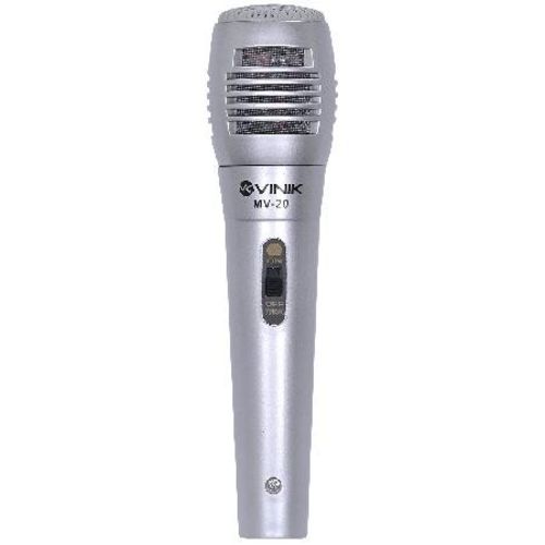 Microfone Vocal Vinik com Fio Mv-20 Prata