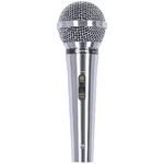 Microfone Vocal Vinik com Fio Mv-60 Prata
