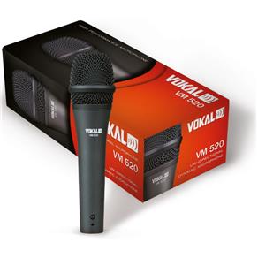 Microfone Profissional Vokal Vm520 com Cabo e Bolsa de Proteção