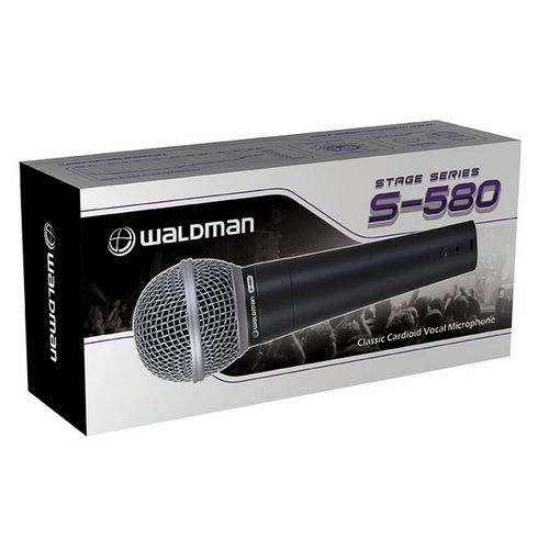Microfone Waldman Stage S-580 | Vocal | Cardióde