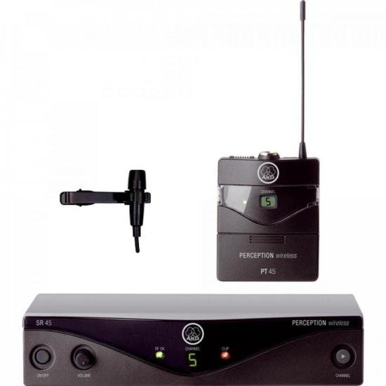 Microfone Wireless de Lapela PW45 U2 AKG