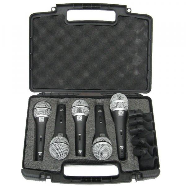 Microfones C/ Fio de Mão Dinâmico (5 Unidades) PRA C 5 - Superlux