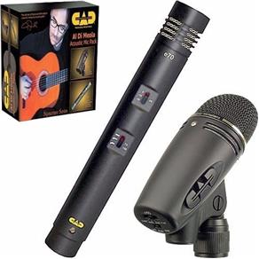 Microfones Gravacao Cad Admp Al Di Meola E60 + E70
