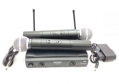 Microfones Sem Fio - Weisre PGX-51 - Casa Ceará
