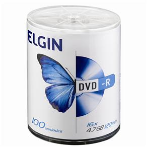 Mídia Elgin DVD-R 4.7 GB 16 X – 100 Unidades