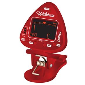 Mini Afinador CliPick Waldman CP-10 RD 3V - Vermelho