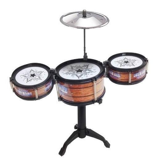 Mini Bateria Musical Infantil Jazz Drum