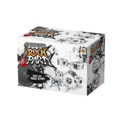 Mini Bateria Musical Infantil Rock Party Dm Toys Dmt5367