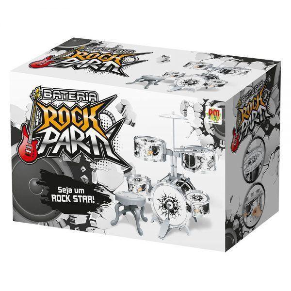 Mini Bateria Musical Infantil Rock Party - Dmtoys