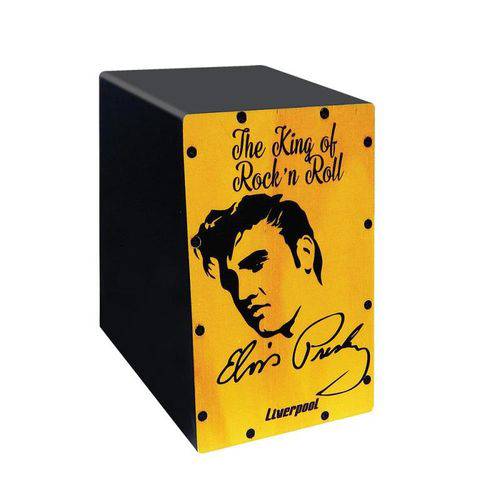 Mini Cajon Acústico Liverpool - Elvis Presley