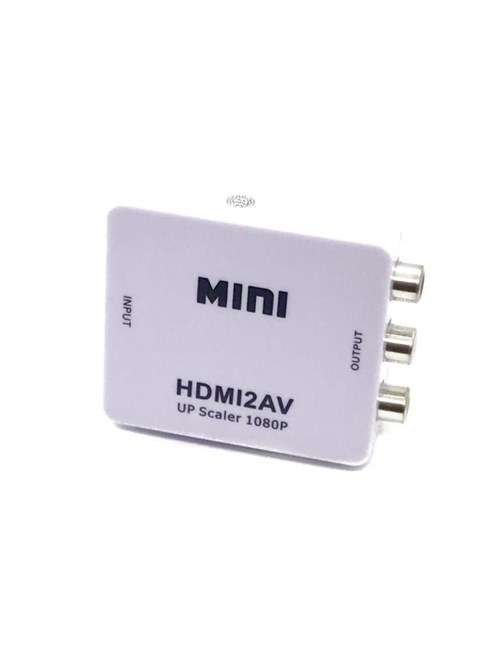 Mini Conversor Adaptador Hdmi para Rca Áudio e Vídeo