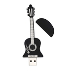 Mini-forma De Guitarra USB Flash Drive Memory Stick U Armazenamento Em Disco Thumb 4GB