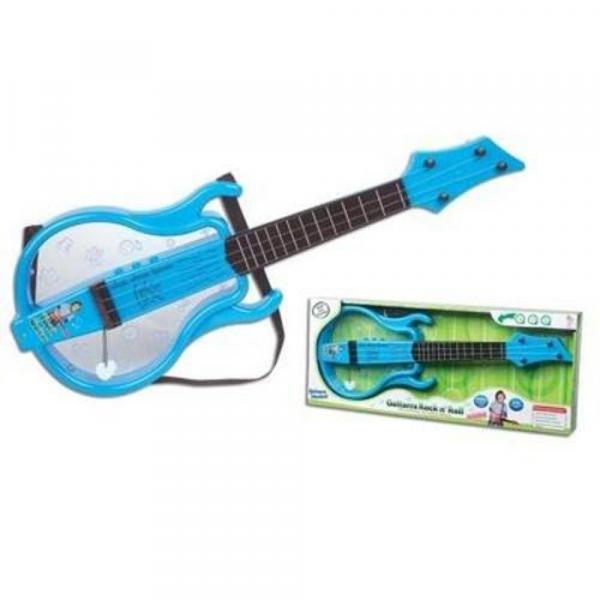 Mini Guitarra Rock N Roll Azul Fenix