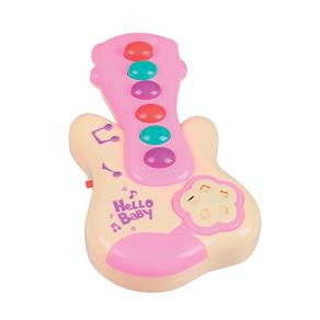 Mini Guitarrinha Musical para Bebê - Estimule o Desenvolvimento Cor Rosa