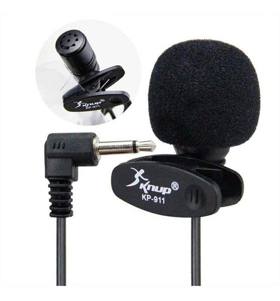 Mini Microfone Lapela Knup KP-911