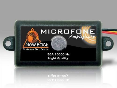 Mini Microfone Profissional Cftv Sistema Equalizado - Newback