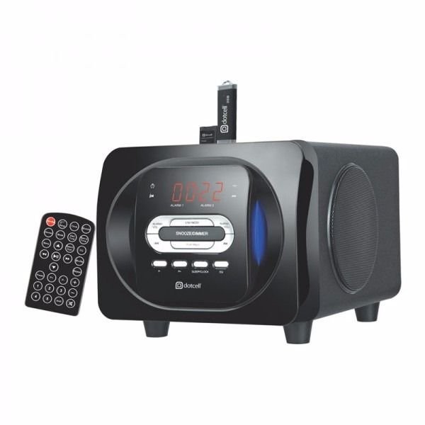 Mini Speaker Estéreo Multimídia Sistema 2.1 com Visor Led Dc-S034 - Dotcell