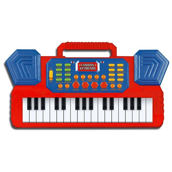 Mini Teclado Musical - Vermelho - DTC
