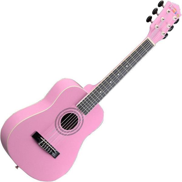 Mini Violão Infantil Tagima Kids V2 Pink Rosa Acústico Nylon
