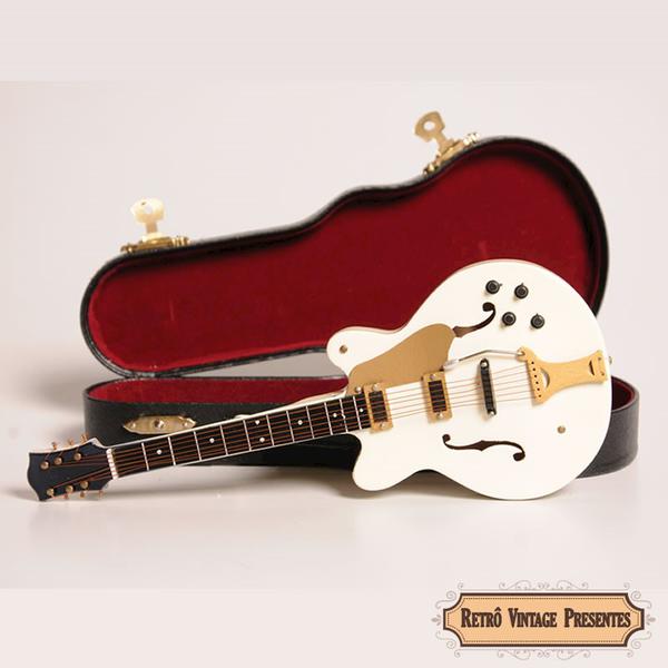 Miniatura Guitarra Elétrica - 20cm - Importado