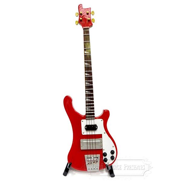 Miniatura Guitarra Elétrica Vermelha - 20cm - Importado