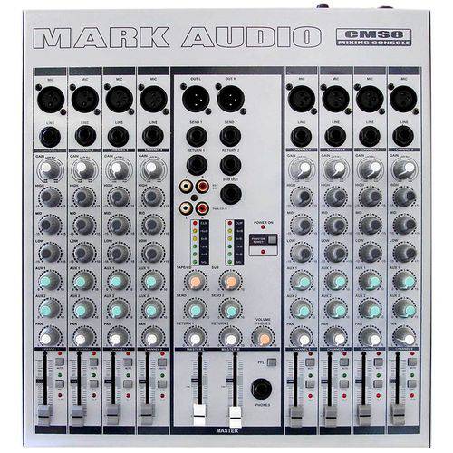 Mixer 8 Canais Mark Audio CMS8