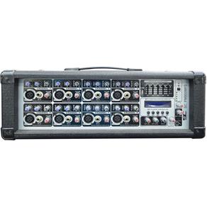 Mixer Amplificado 8 Canais Mic/Line Entrada USB 800W SC-PM800MP3 - Soundcast