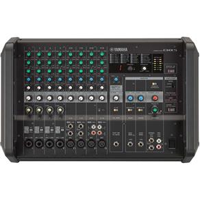 Mixer Analógico Amplificado Emx5 Preto Yamaha - Fonte Bivolt Universal 100/240VAC