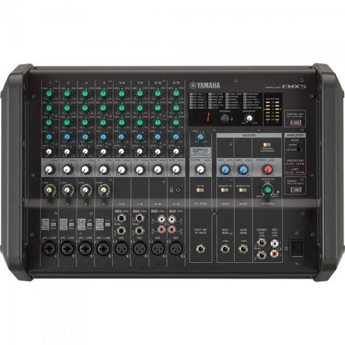 Mixer Analógico Amplificado Emx5 Preto Yamaha