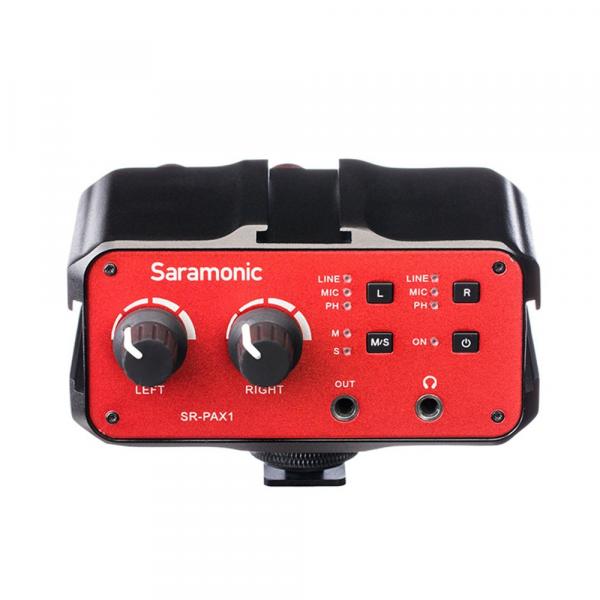 Mixer De Audio Para Camera - Sr-pax1 - Saramonic Com Nf